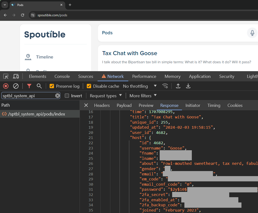 How Spoutible’s Leaky API Spurted out a Deluge of Personal Data